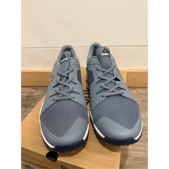 Reebok Trainflex BD5893 Mens Blue Mesh Lace Up Athletic Cross Training Shoes 13 main image 6